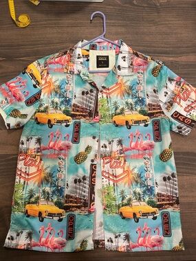 Men's Retro design Hawaiian button up